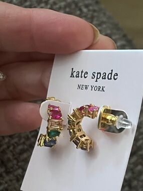 New Kate Spade Gemstone Earrings